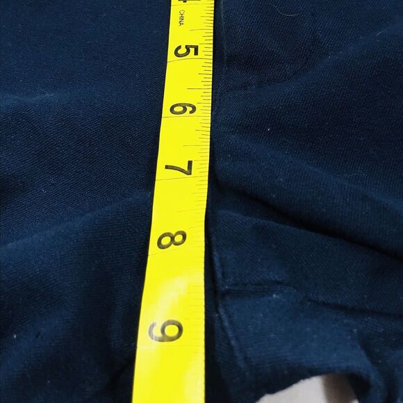 Old Navy Long Pixie Pants In the Navy Blue Red Stripe 8 Mid - Picture 9 of 15